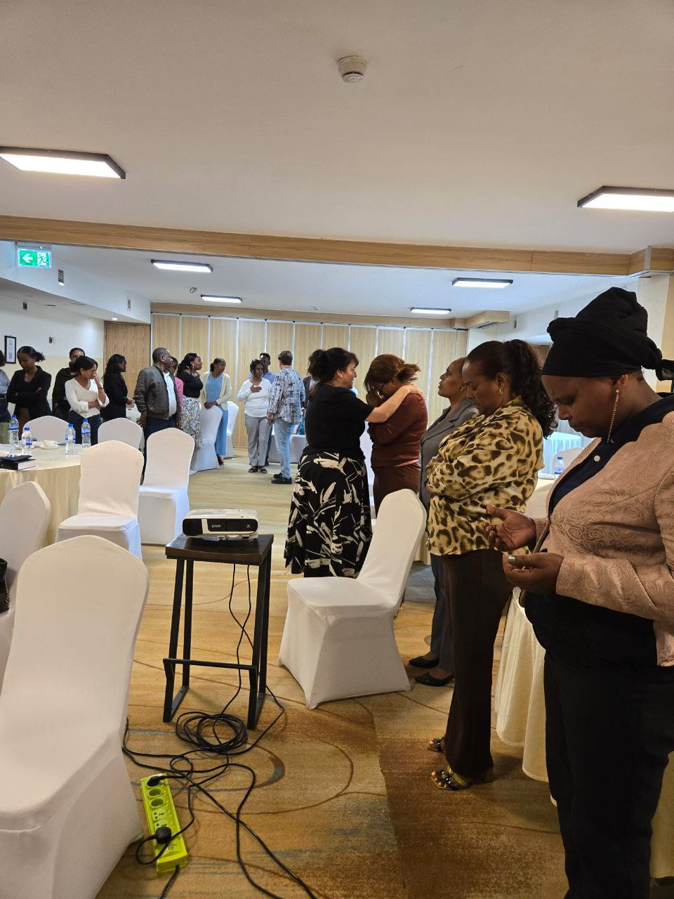 Mission outreach moment in Ethiopia