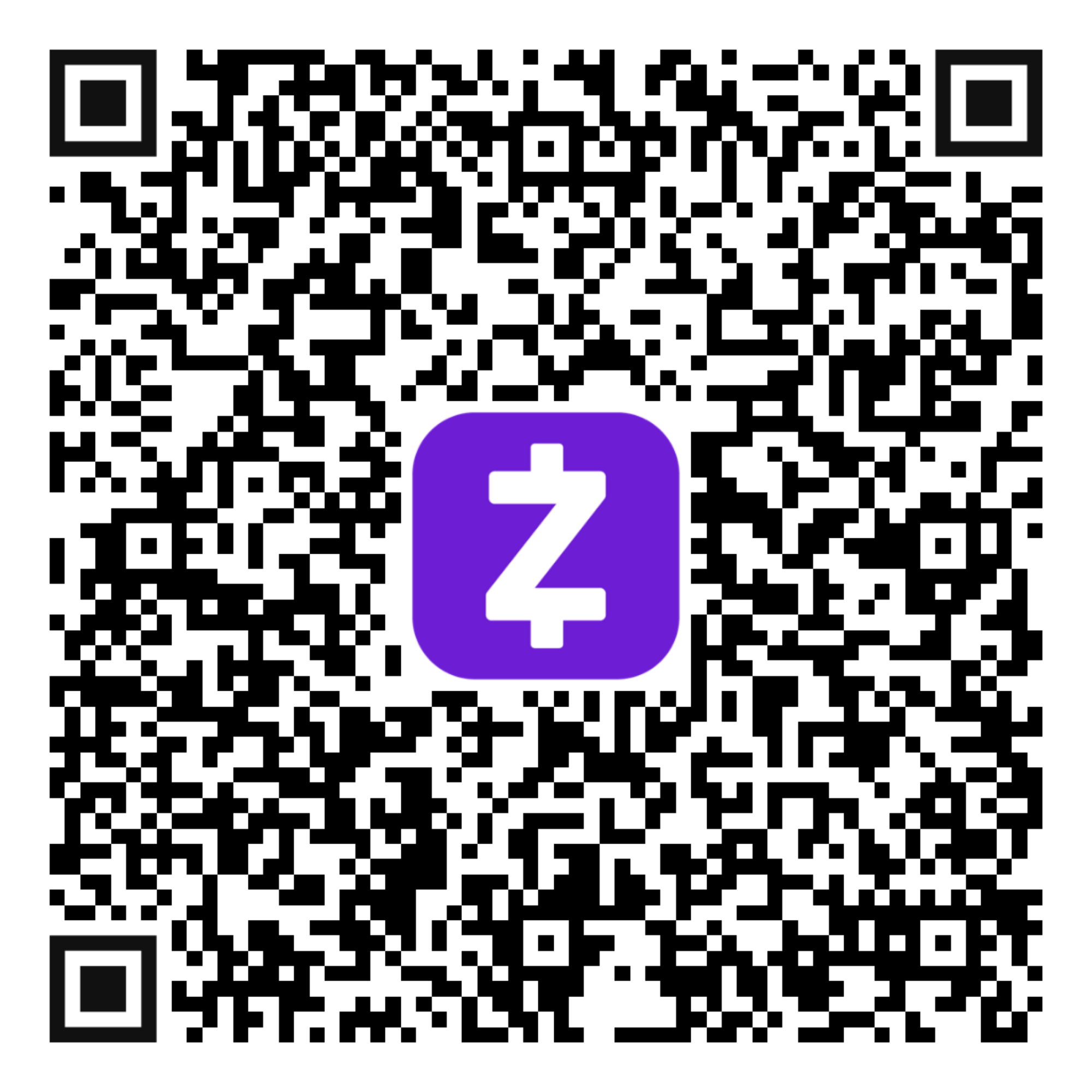 Zelle QR code for Rehoboth Awareness Network